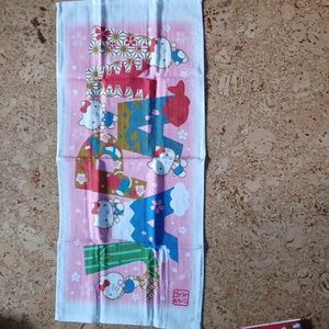 Hello Kitty all cotton Japan towel, NWT